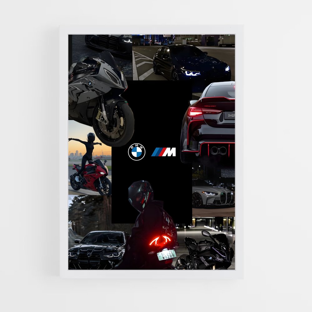 Poster Rallye Urbain – affiche BMW (vue 3)